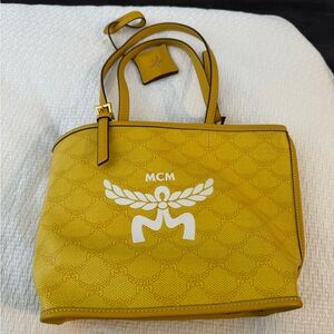MCM Mustard Yellow Tote Bag - Never worn